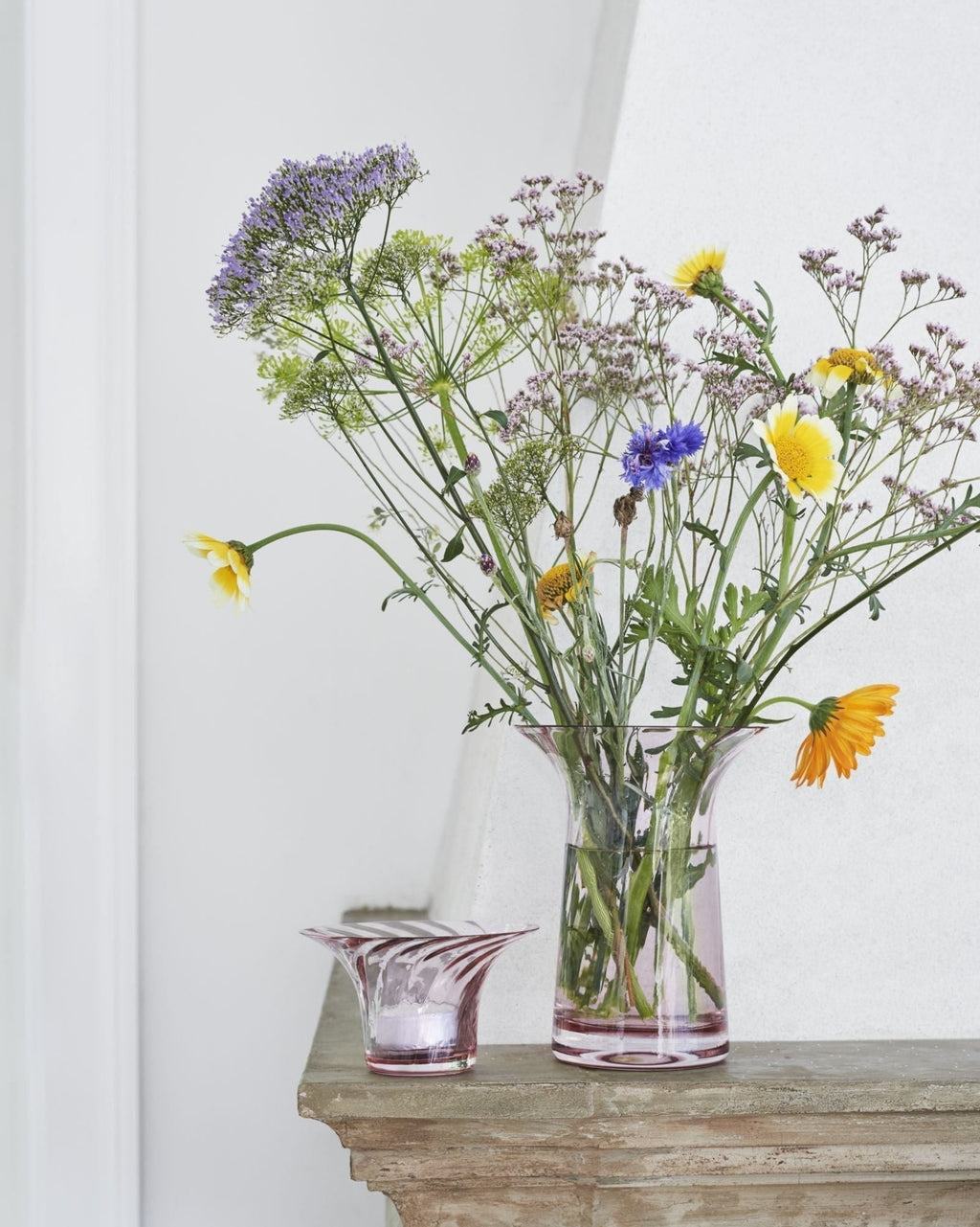 Rosendahl Filigree Optic Anniversary Tealight Holder ø11 Cm, Pink