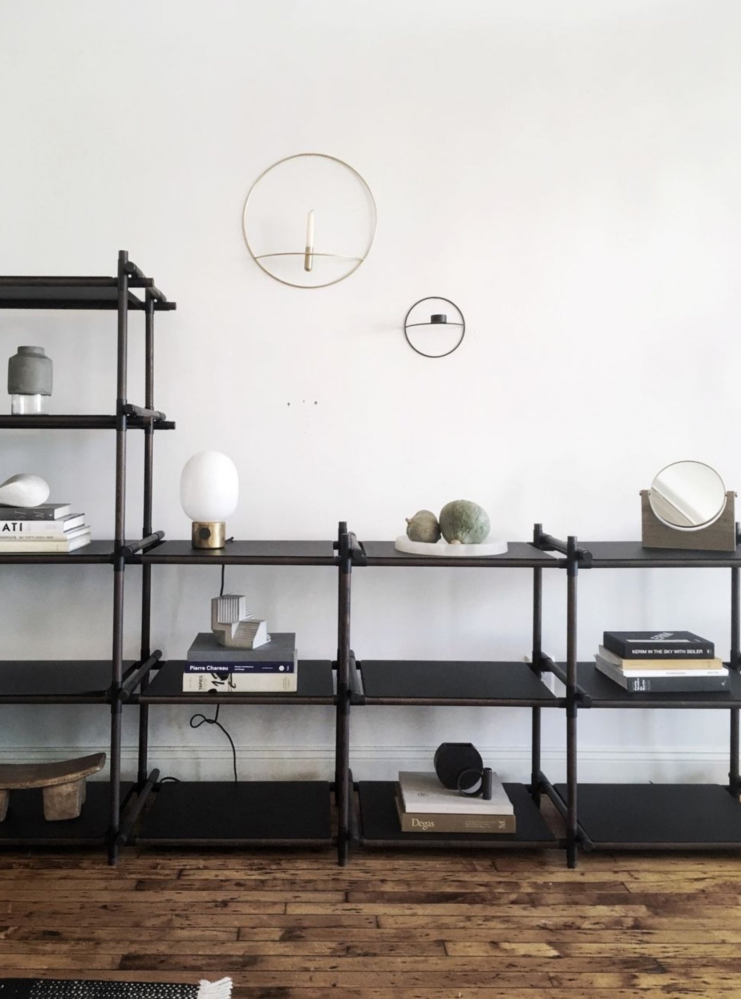 Audo Copenhagen Pov Circular Candle Holder Large, Brass