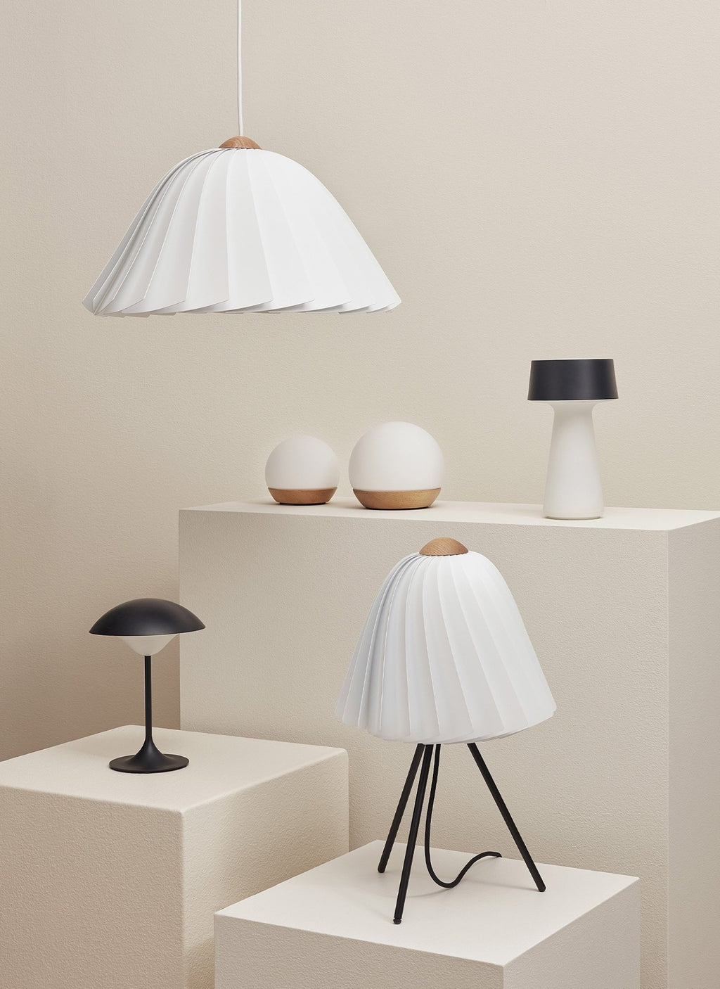 Spring Copenhagen Ember Table Lamp, Charcoal