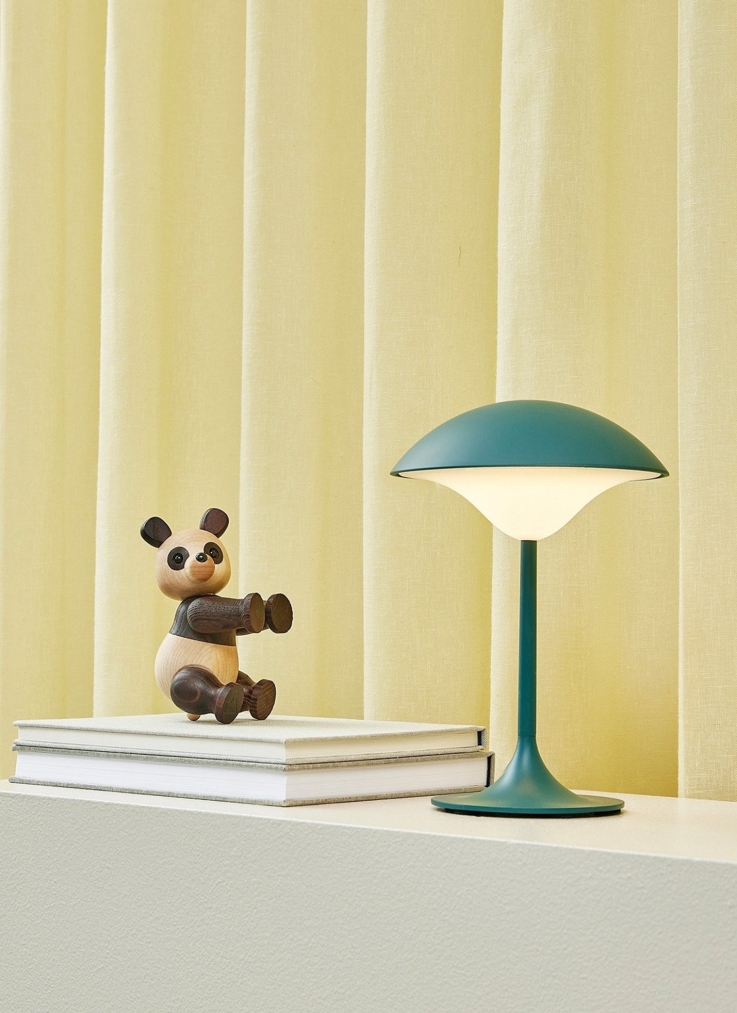 Spring Copenhagen Eclipse Table Lamp, Forest Green