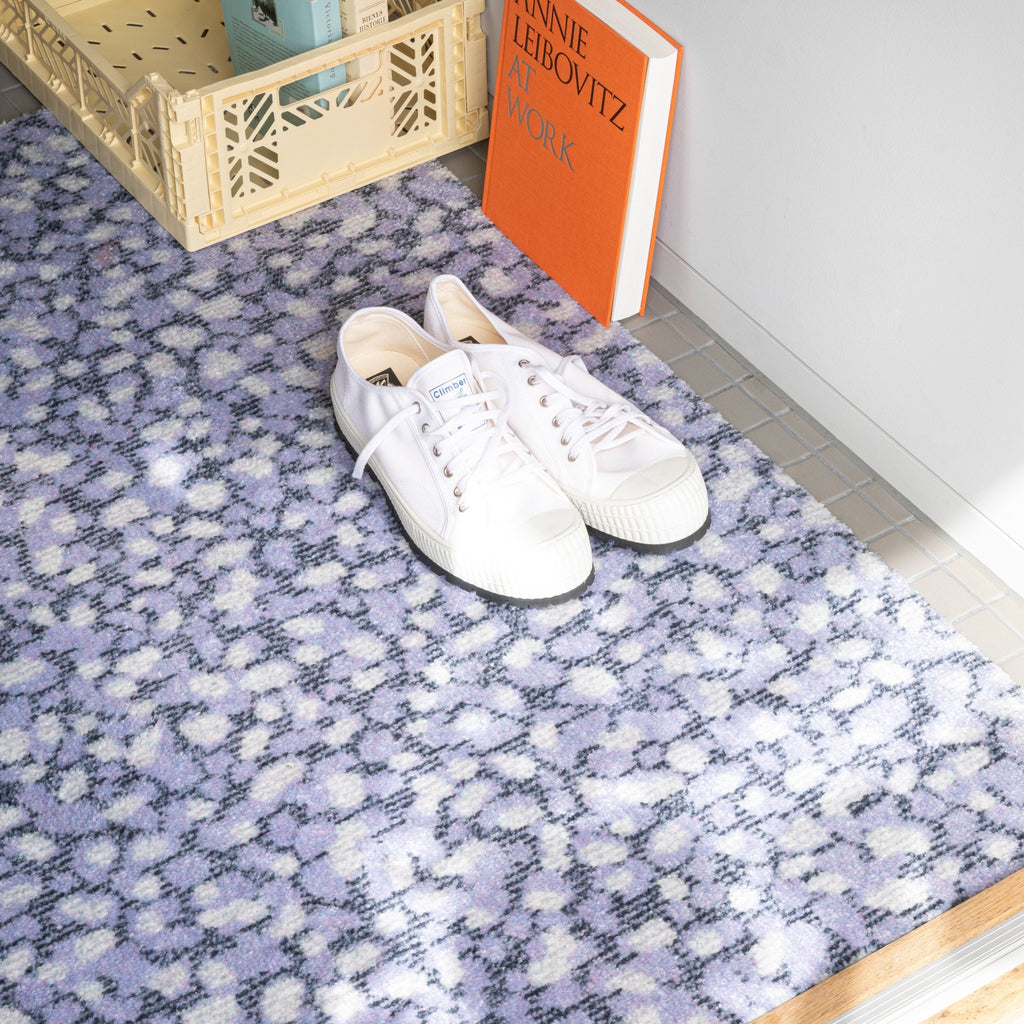 Heymat Grain Amethyst Doormat 85×150 cm – Non-slip PET & Nitrile Rubber