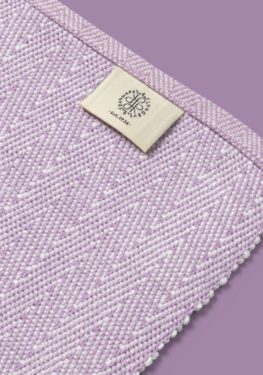 Lyngby Porcelæn Herringbone placemat 43x30 cm, purple