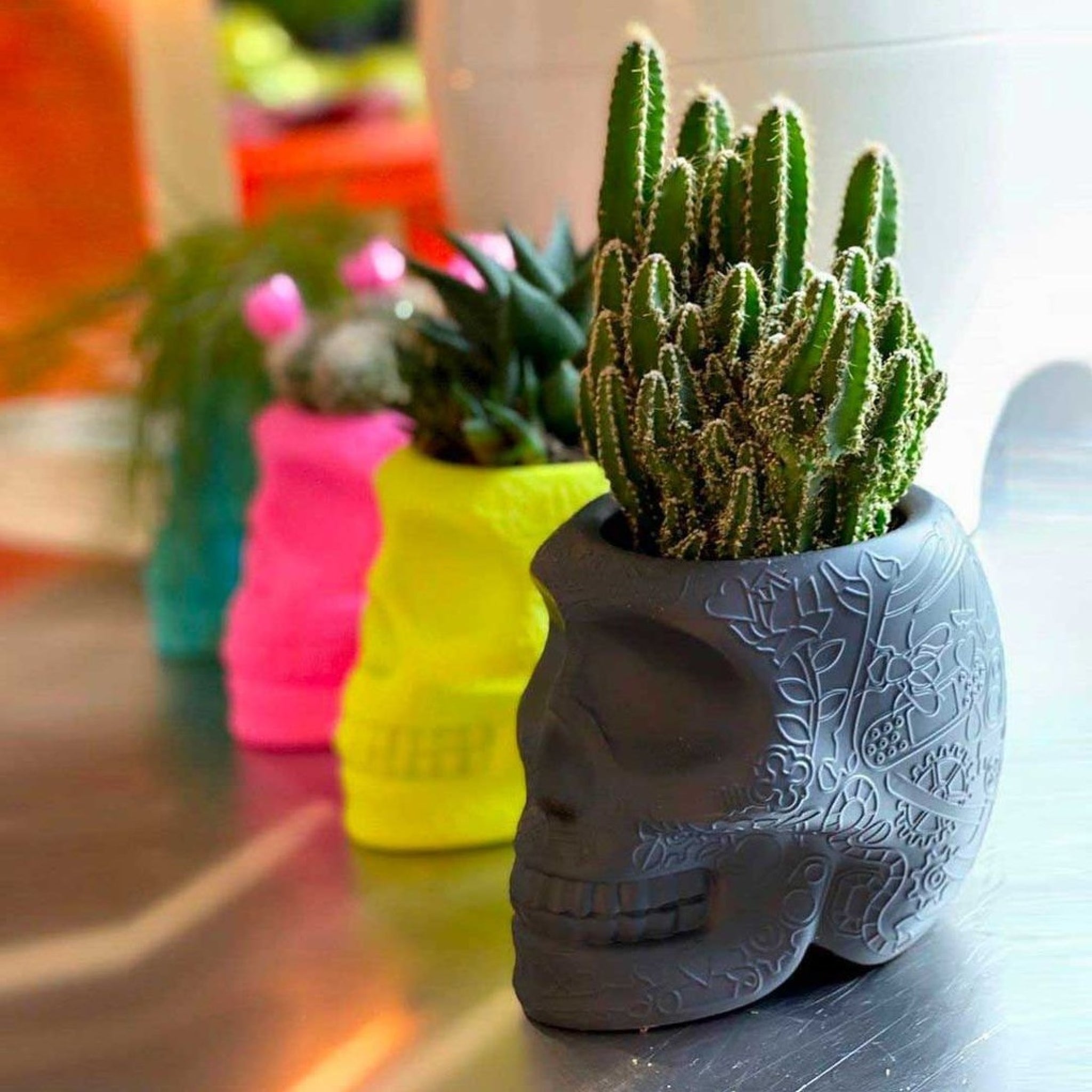 Qeeboo Mexico Planter And Pen Holder Xs, Lime