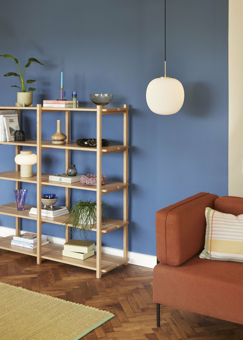 Hübsch Curve Vase Ceramic Sand