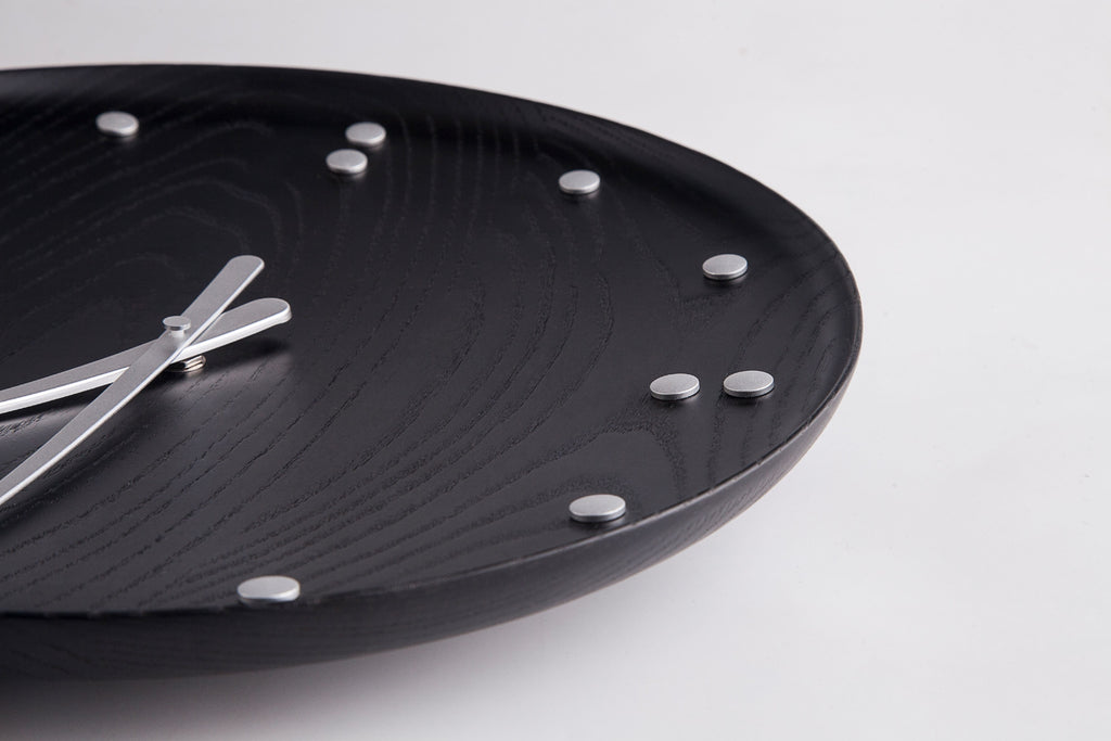 Architectmade Finn Juhl Wall Clock Black Ash, Ø35 cm