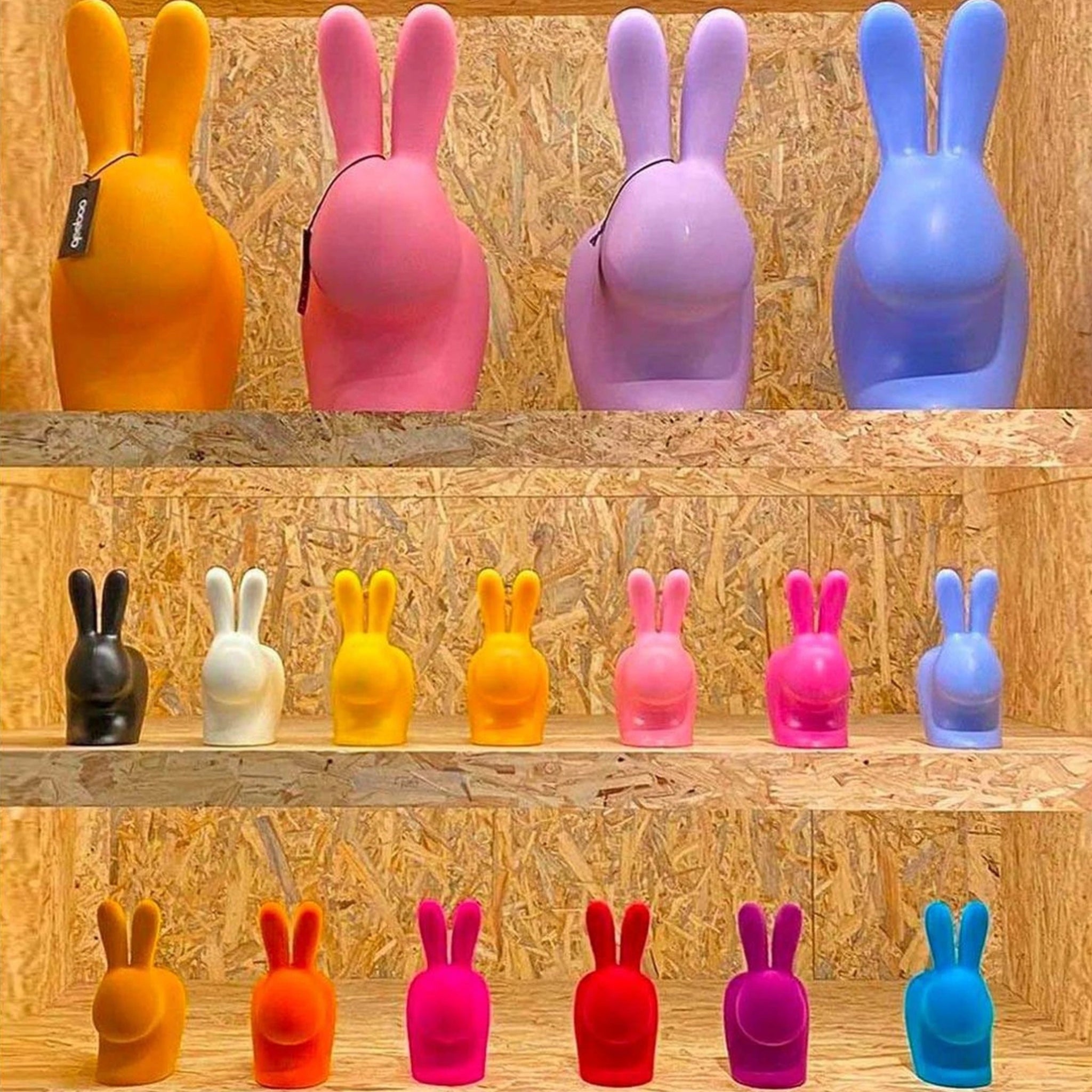 Qeeboo Rabbit Doorstop XS in Light Blue - Stylish & Playful Home Decor