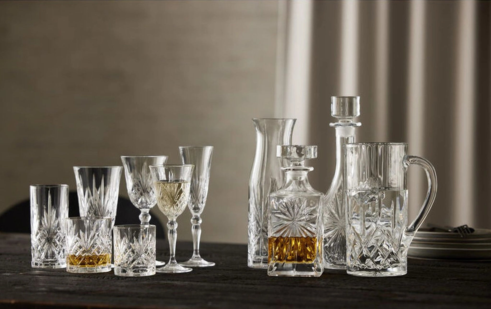 Lyngby Glas Melodia Krystal white wine glass 21 cl, 4 pcs.