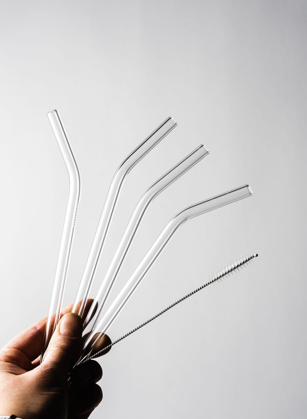 Muurla Glass Straws + Brush
