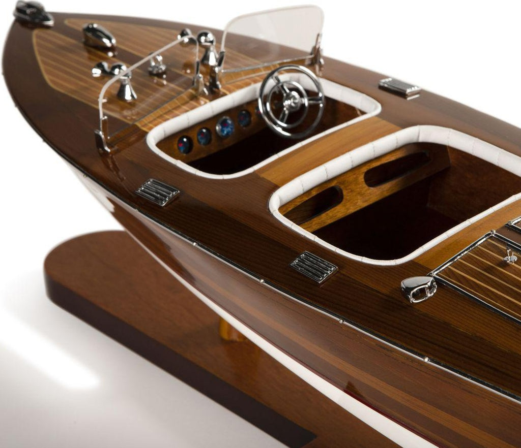Authentic Models Triple Cockpit Boat Model