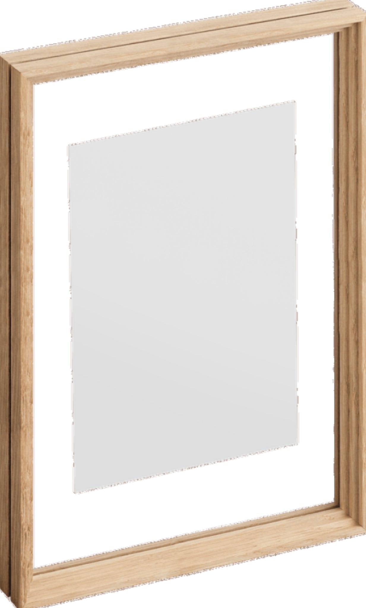 Moebe A4 Oak Frame: Stylish Acrylic & Oak Design, Made in Europe