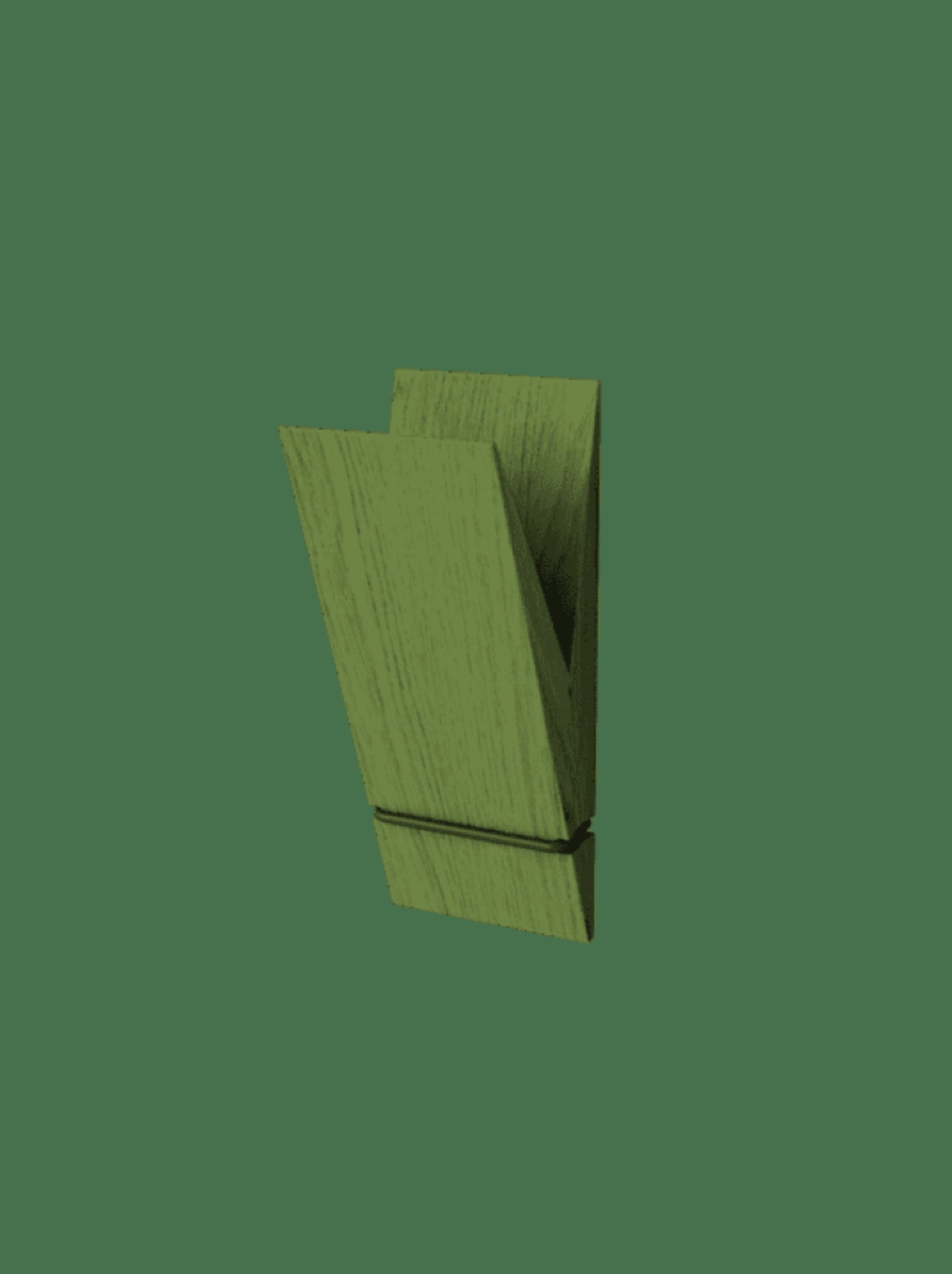 Moebe Pinch Green: Stylish Oak Photo & Keepsake Holder for Memories