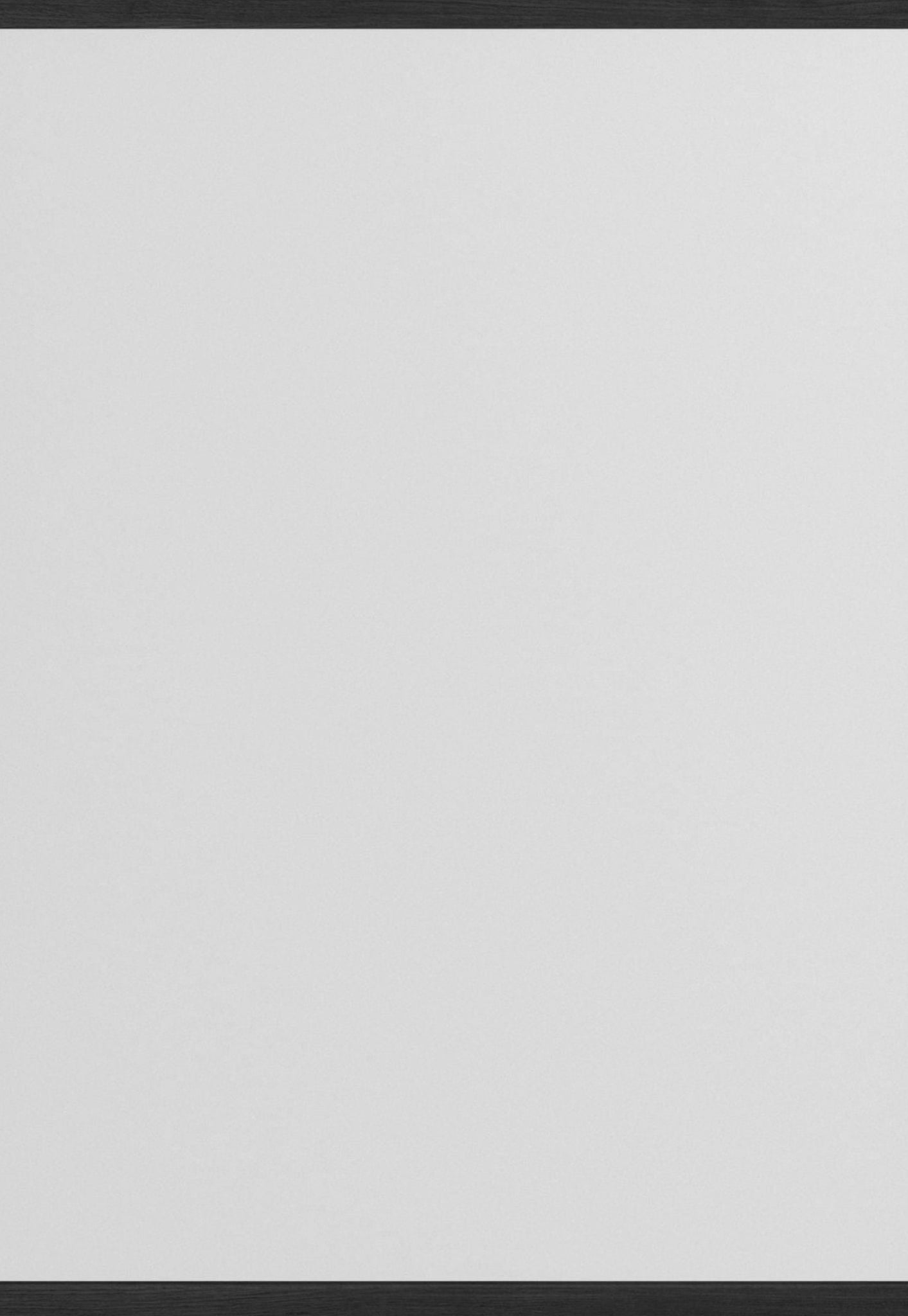 Moebe Black Rectangular Wall Mirror 43.3x30 cm - Minimalist Oak Design