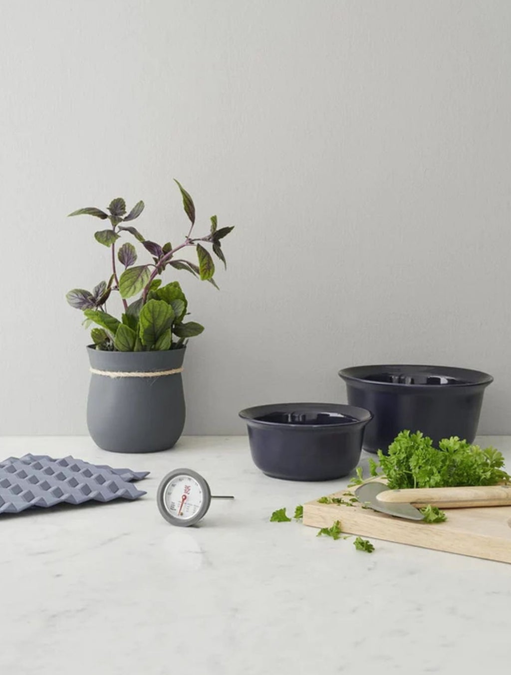 Rig Tig Hold On Potholders, Light Grey