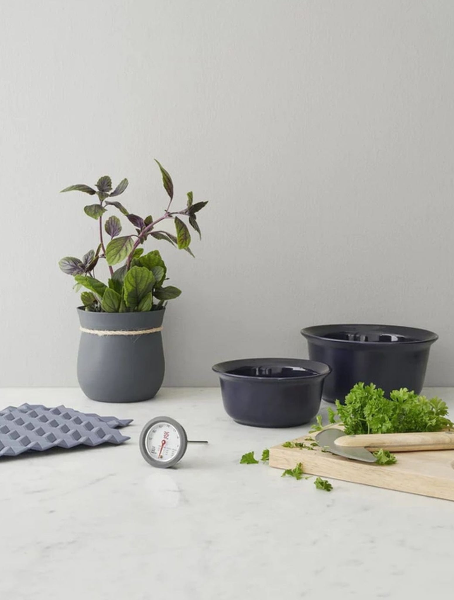 Rig Tig Hold On Potholders, Light Grey