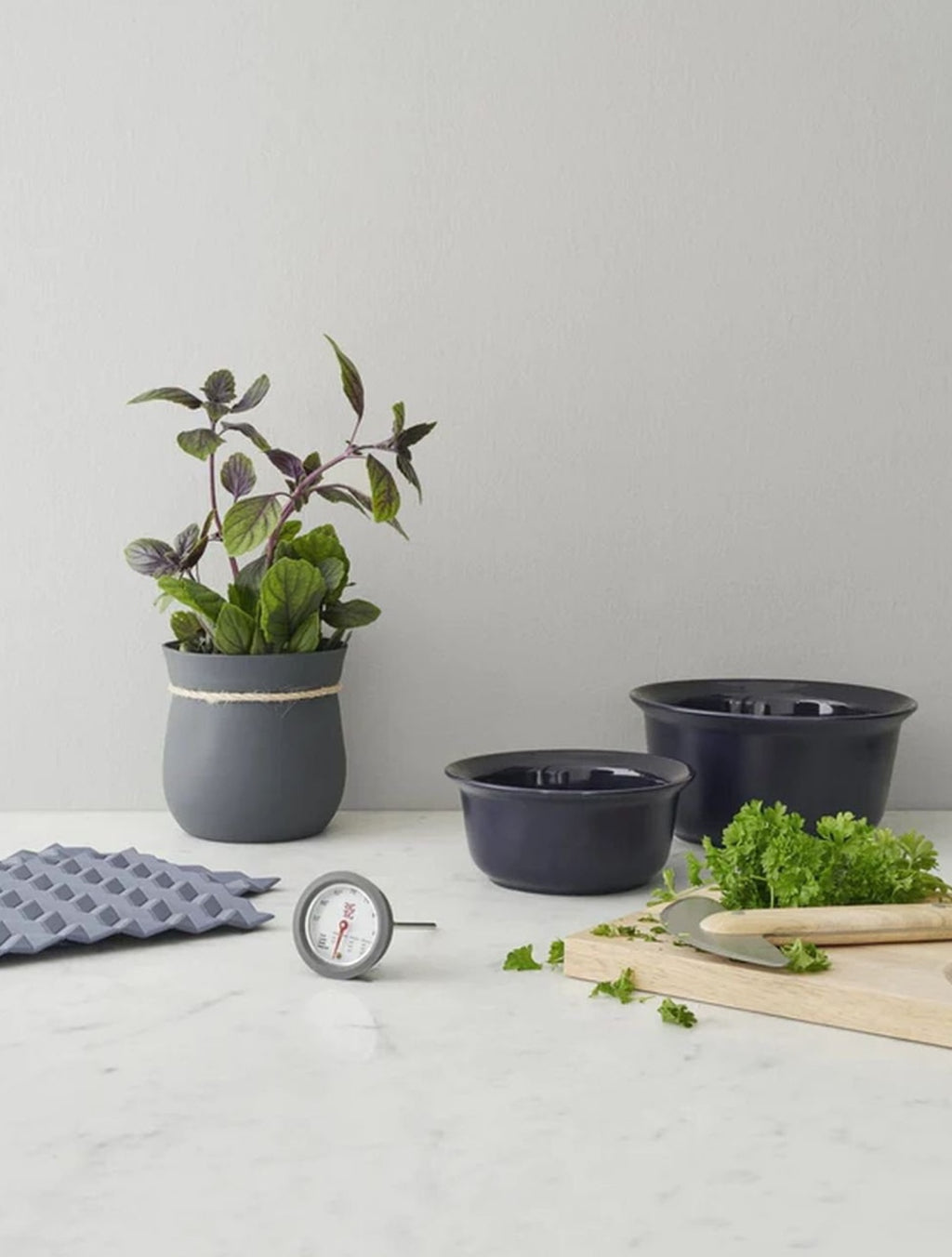 Rig Tig Hold On Potholders, Light Grey