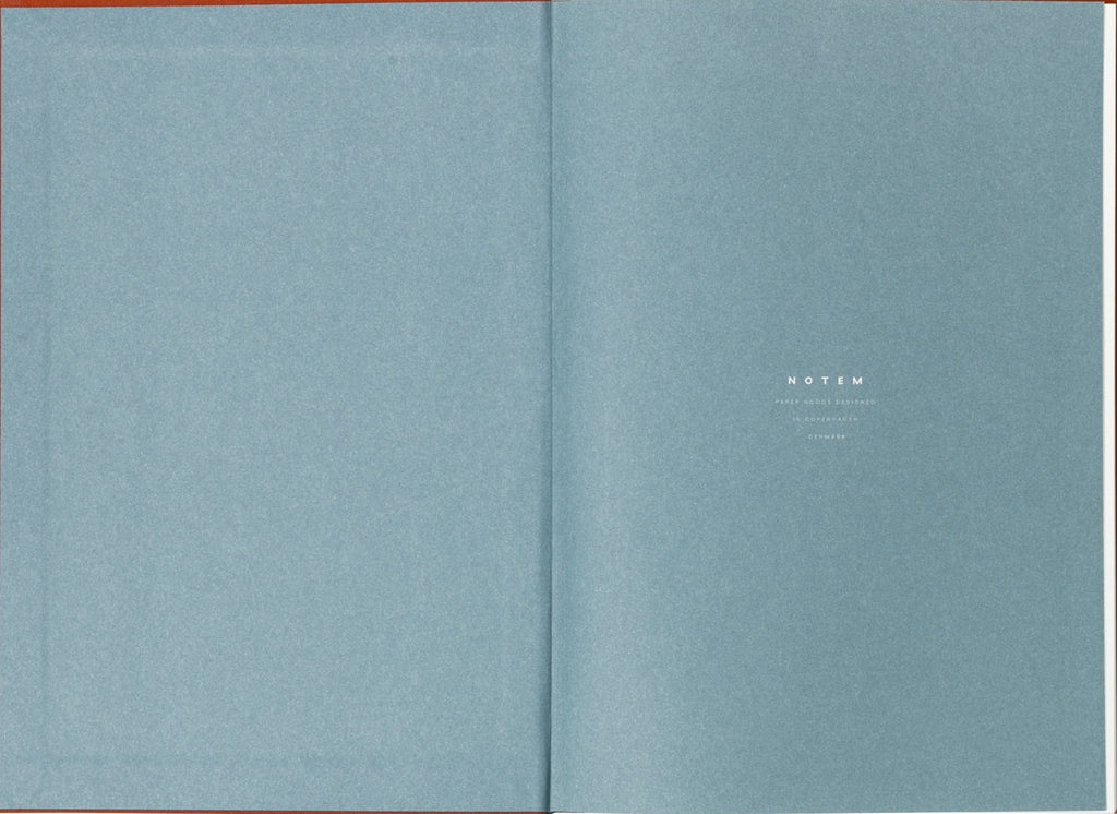 Notem Studio Bea, Notebook With Elastic Band, Dark Sienna