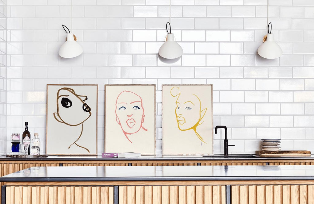 Paper Collective Silhouette 02 Poster, 30x40 Cm