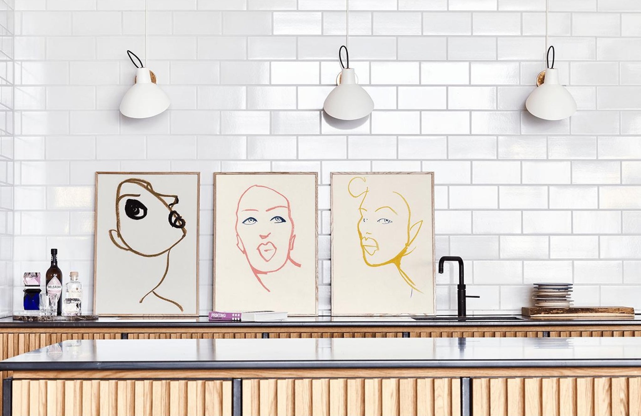 Paper Collective Silhouette 02 Poster, 30x40 Cm