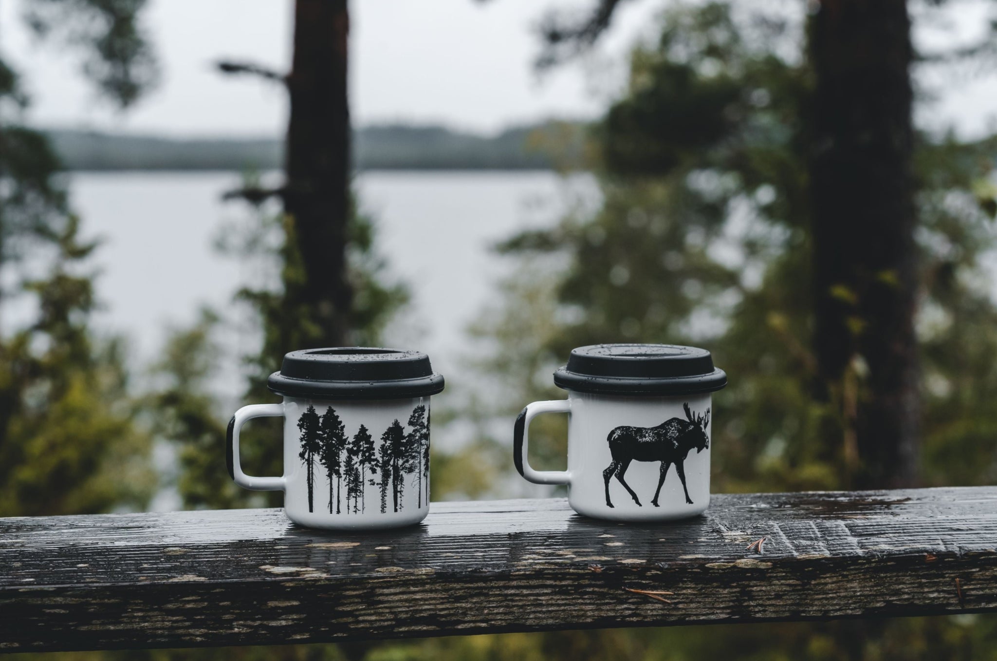 Muurla Silicone Take A Way Silicone Lid With Hole For A Straw, Light Blue