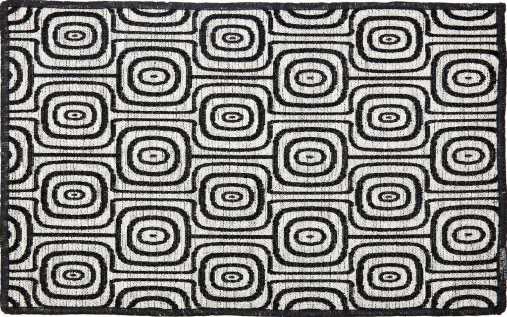 Dutchdeluxes placemat Set of 4 Black & White, Monkey Eyes