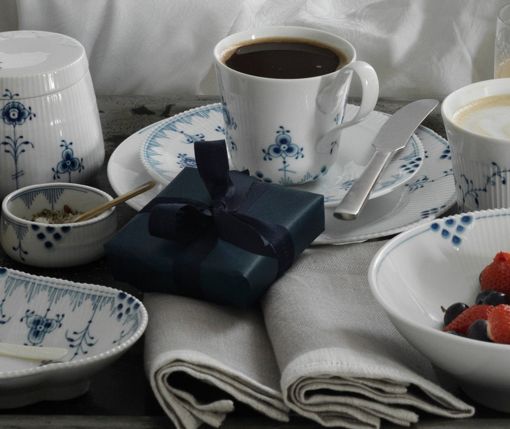 Royal Copenhagen Elements Blue Egg Cup, 2 Pcs.