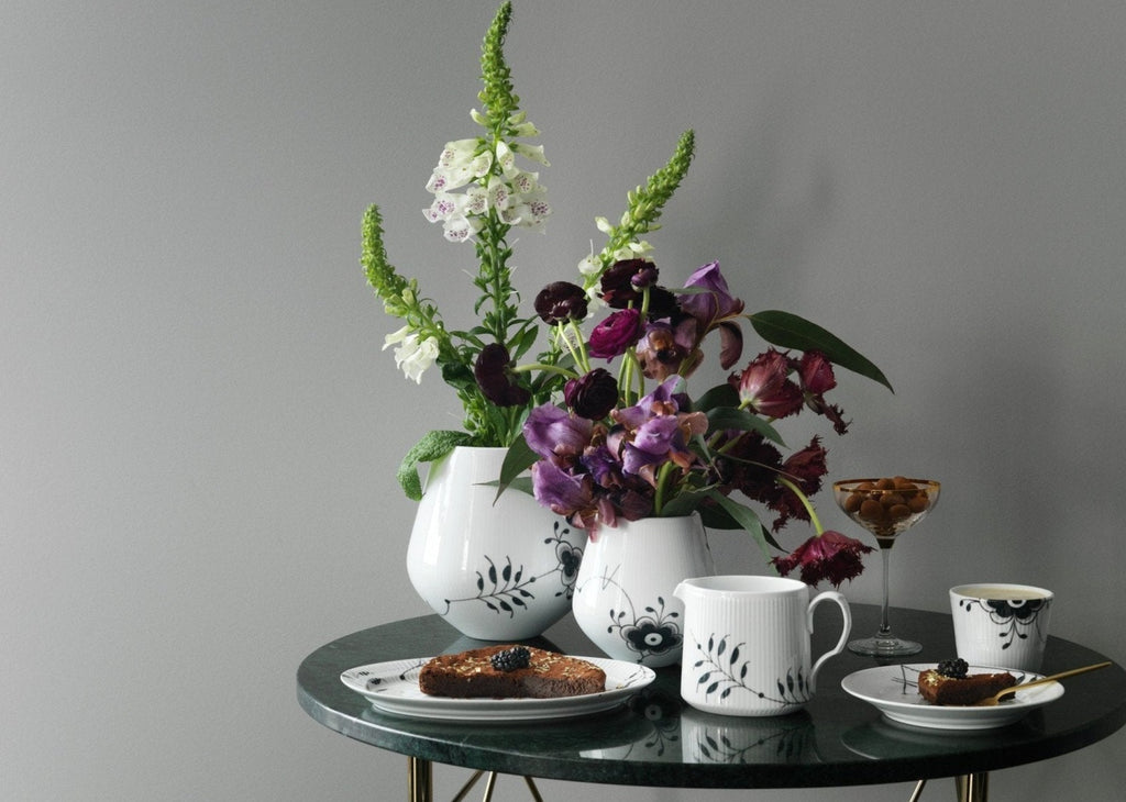 Royal Copenhagen Black Fluted Mega Jug, 70cl