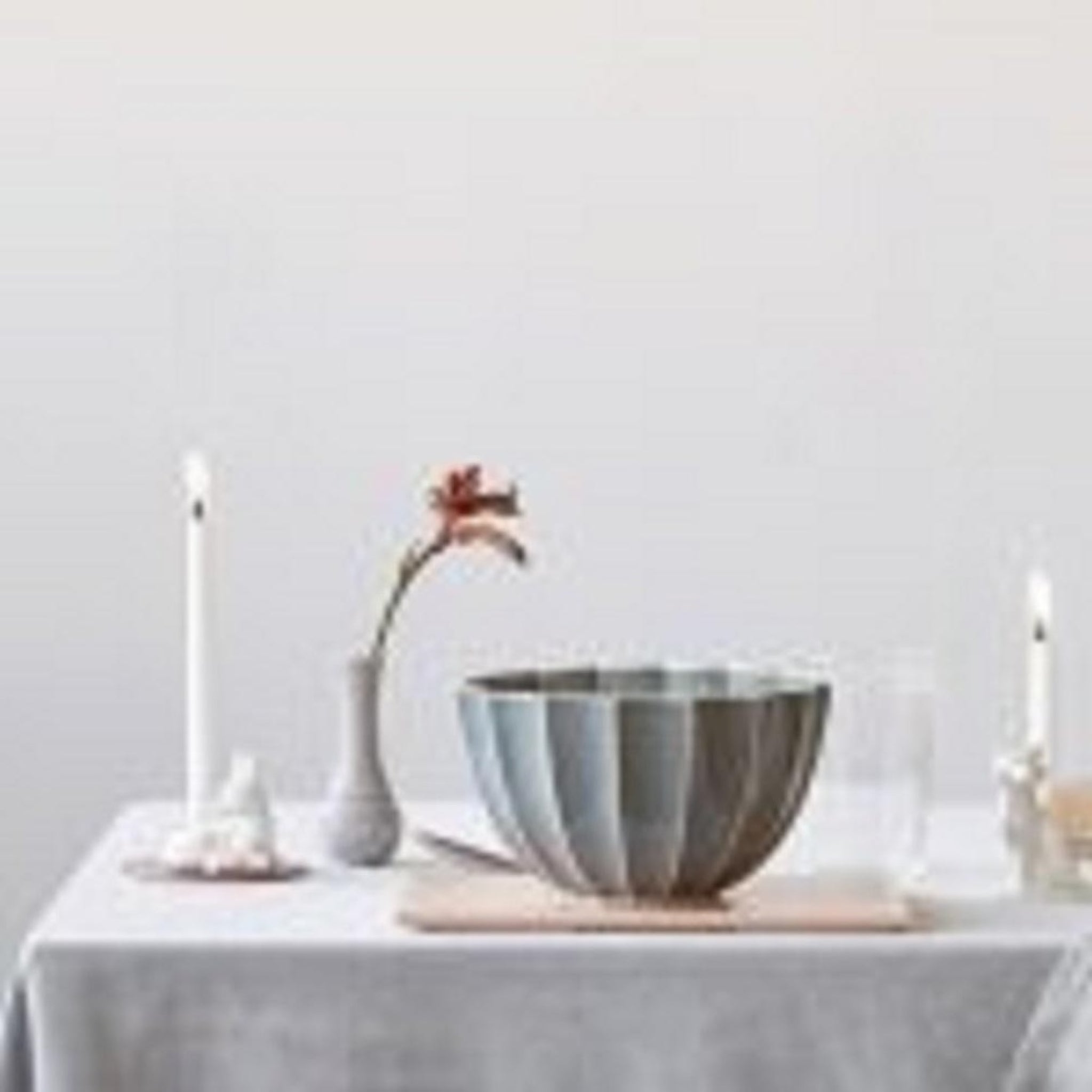 Dottir Pipanella Drum Serving Board Grey, 23,5cm