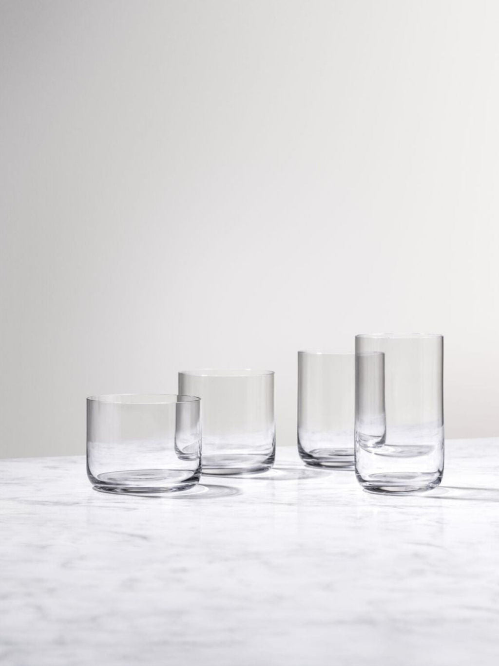 Aarke Nesting Glass Set: Stylish Crystal Glasses, Space-Saving Design