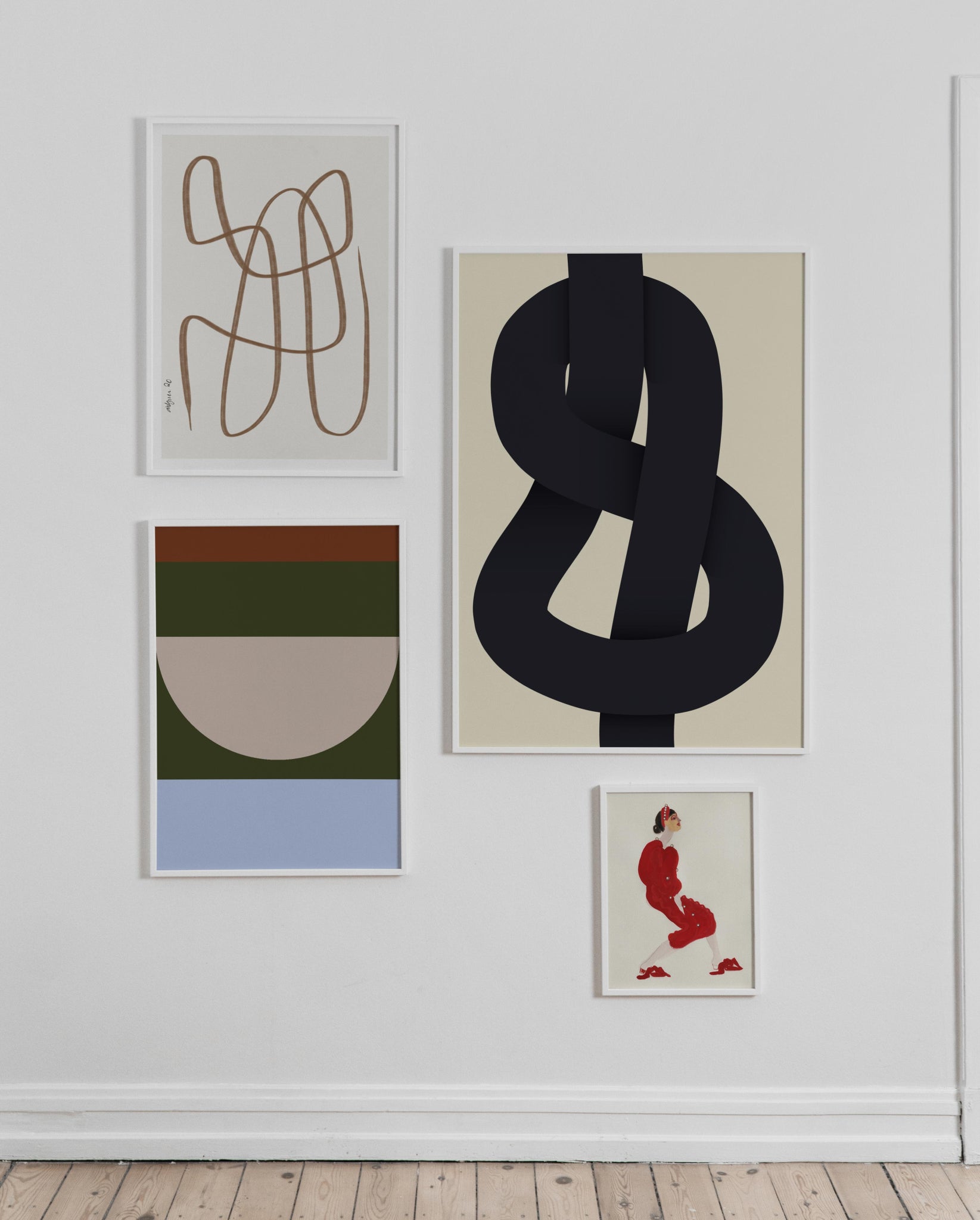 Paper Collective Different Ways Poster 50x70 Cm, Brown