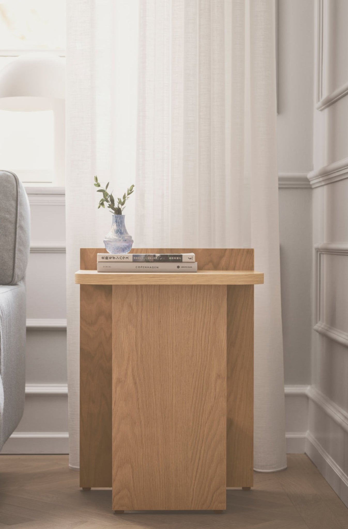 Gejst Ismo Oak Side Table — Sami Kallio Brutalist Minimal Design