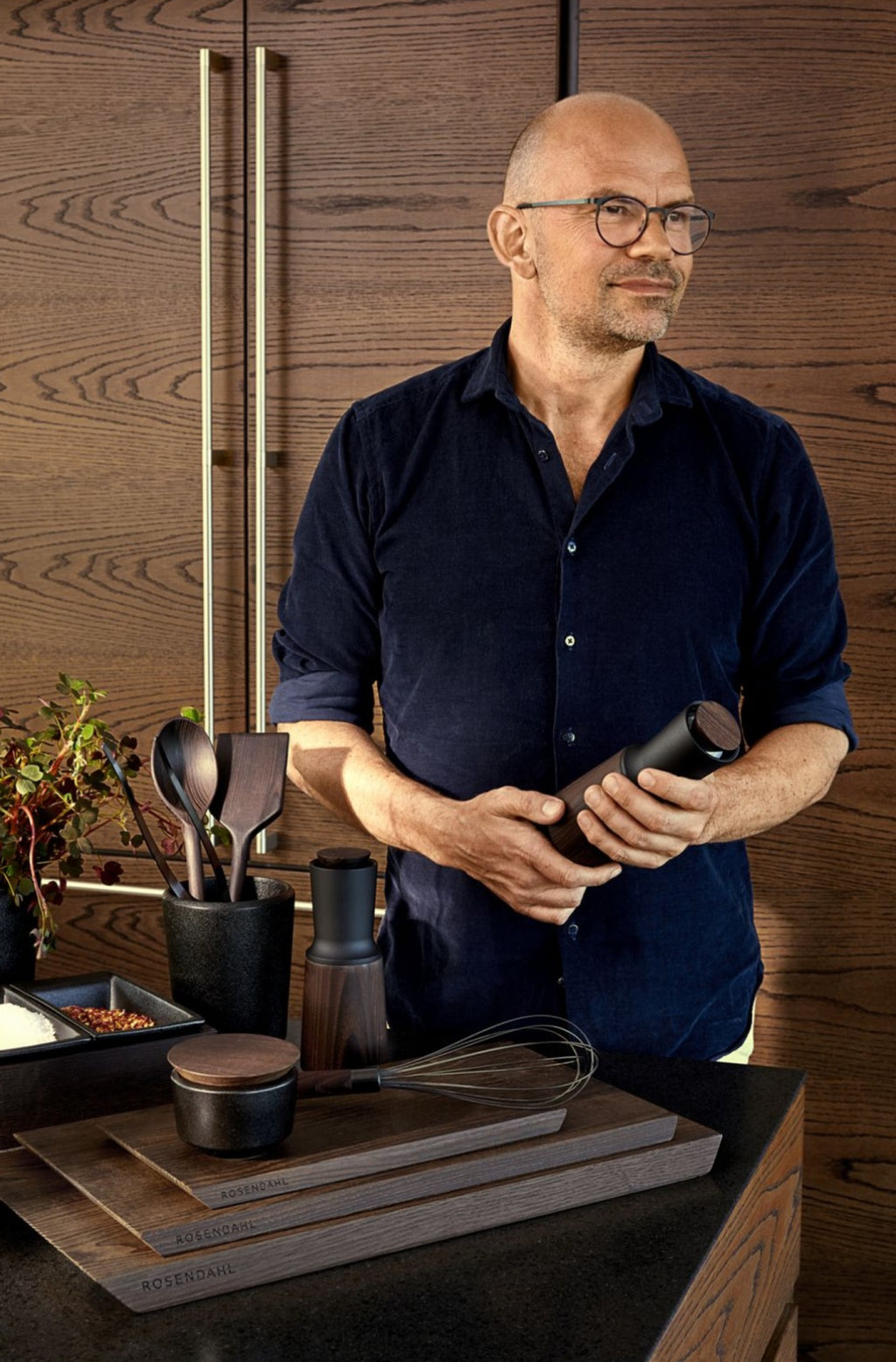 Rosendahl Rå Kitchen Tweezers, Gun Metallic