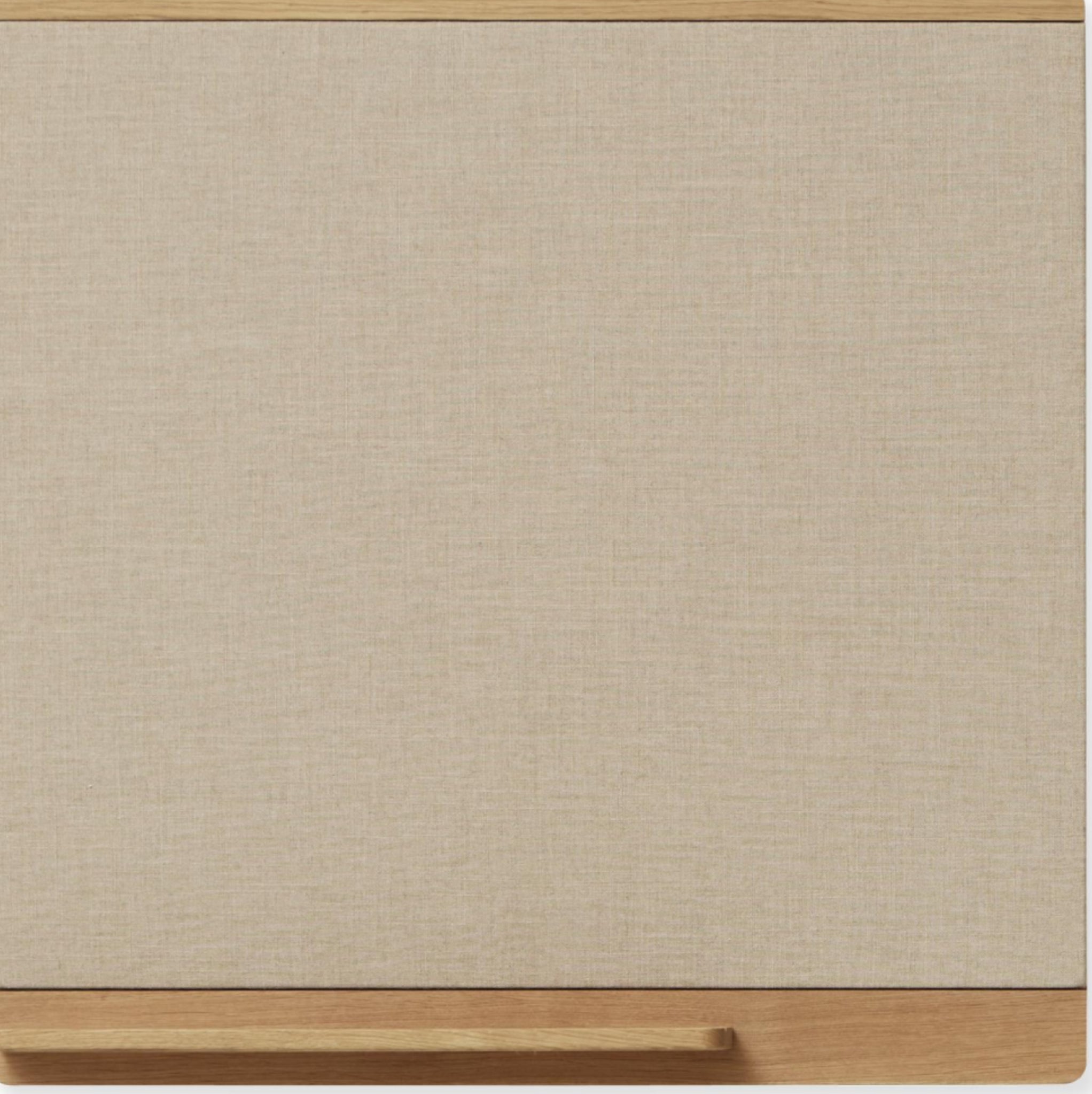 Form & Refine Rim Pinboard 75x75 Cm Solid Oak - Recycled Canvas Shelf