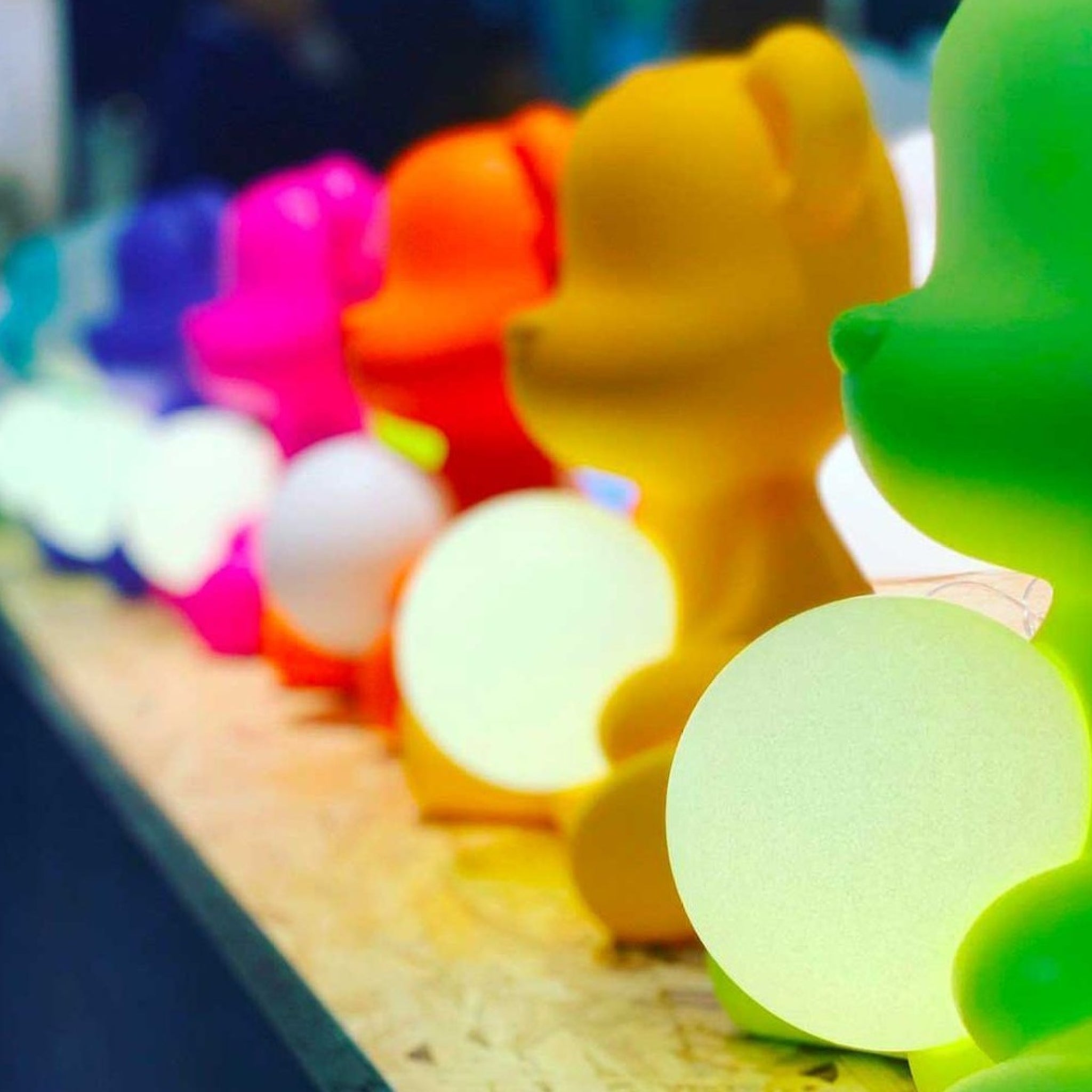 Qeeboo Teddy Girl Led Rechargeable Table Lamp, Black