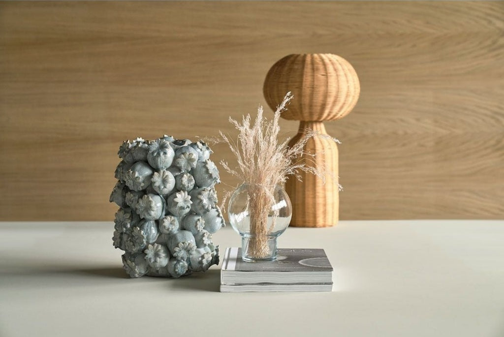 Villa Collection Cold Vase ø 21 Cm, Clear