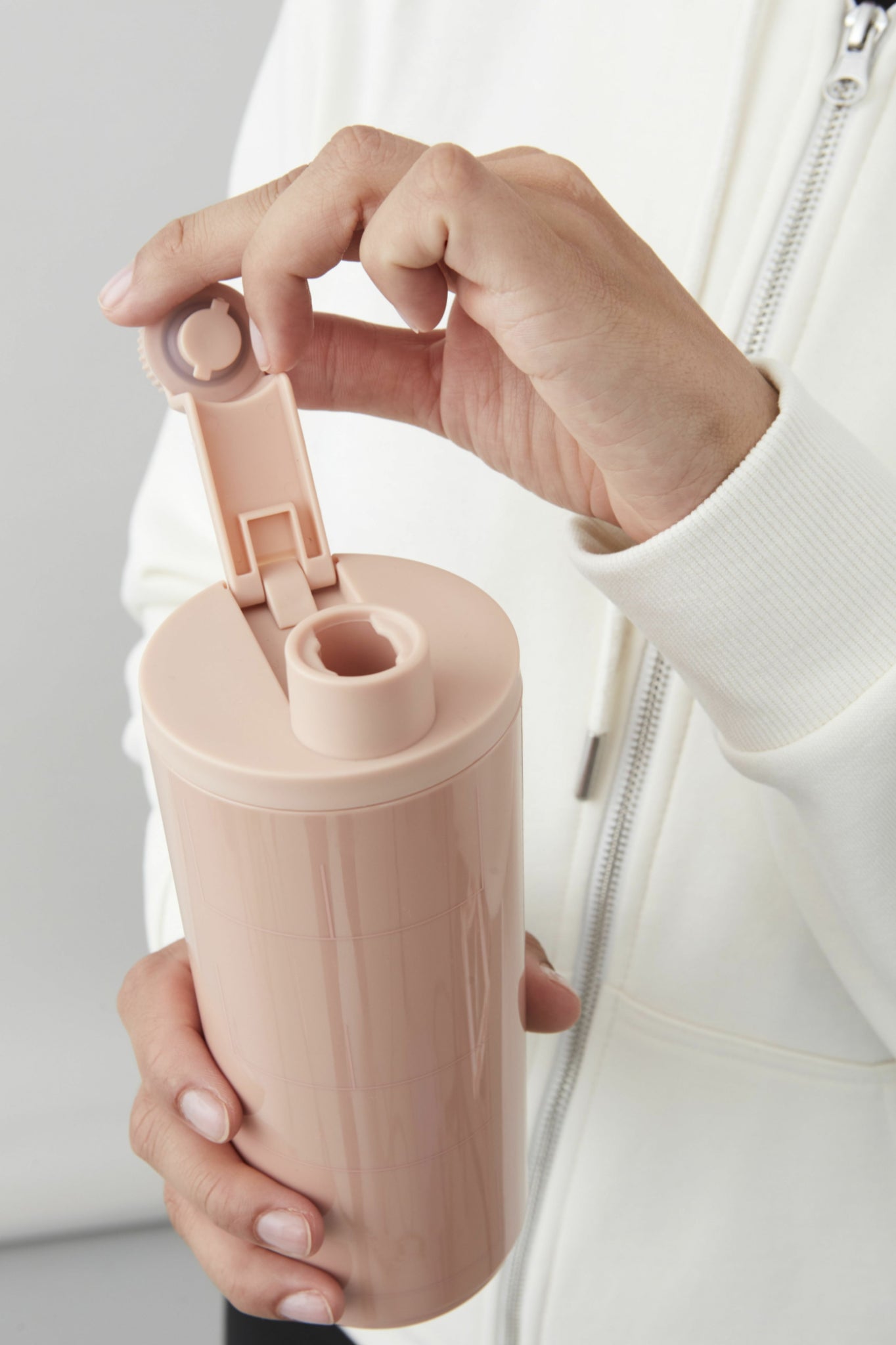 Design Letters Sports Bottle 500 ml, nude