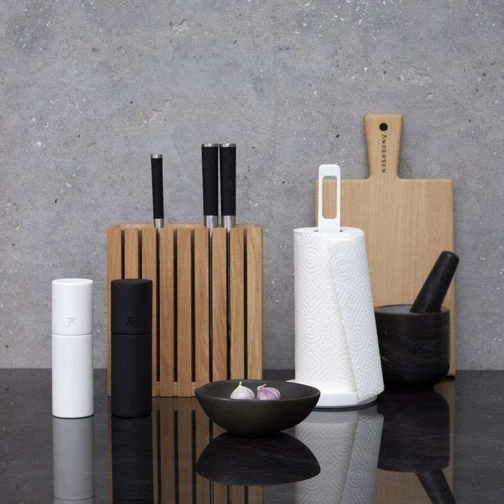 Andersen Furniture Kitchen Roll Holder, White Matt