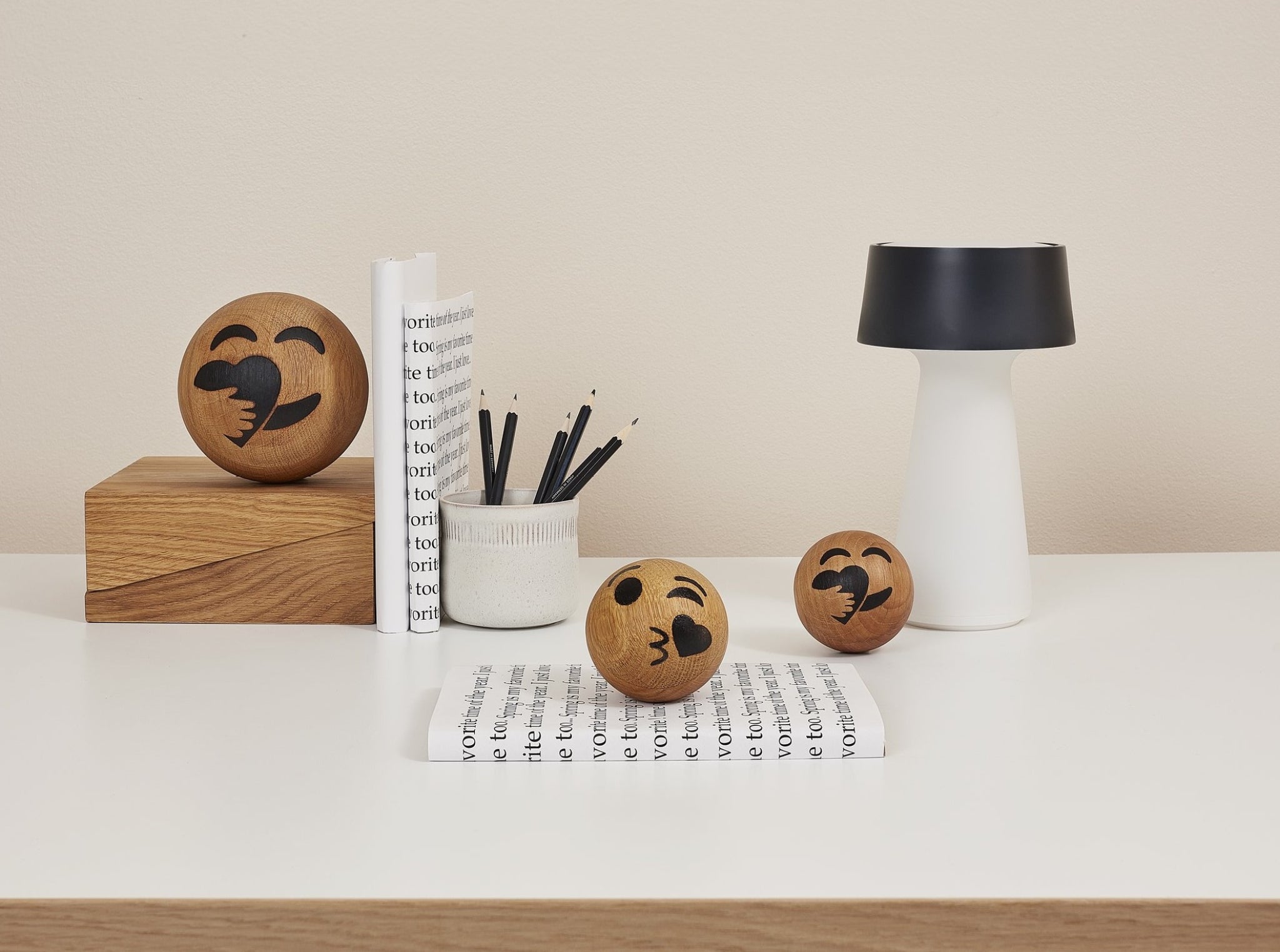 Spring Copenhagen Ember Table Lamp, Charcoal