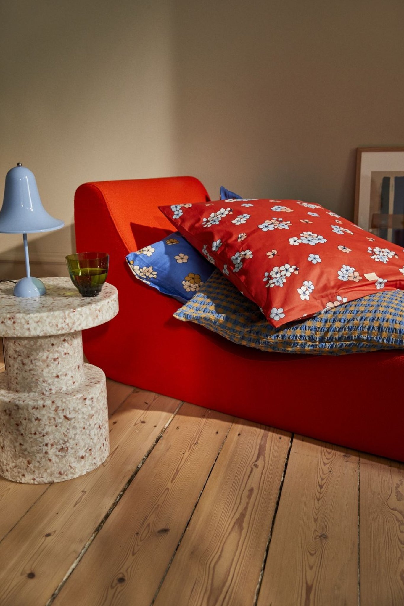 Juna Grand Pleasantly pillowcase 63X60 cm, chili