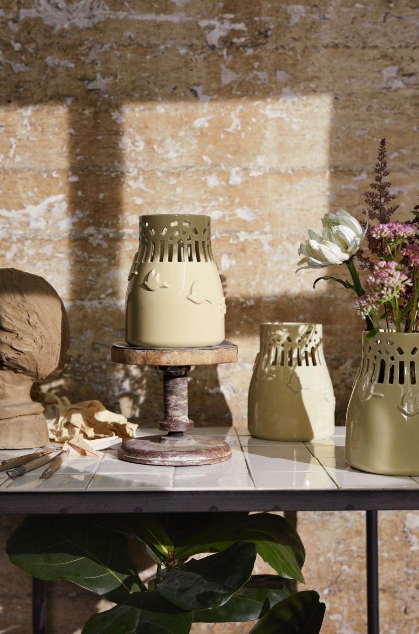 Kähler orangery vase 18 cm, sweet honey