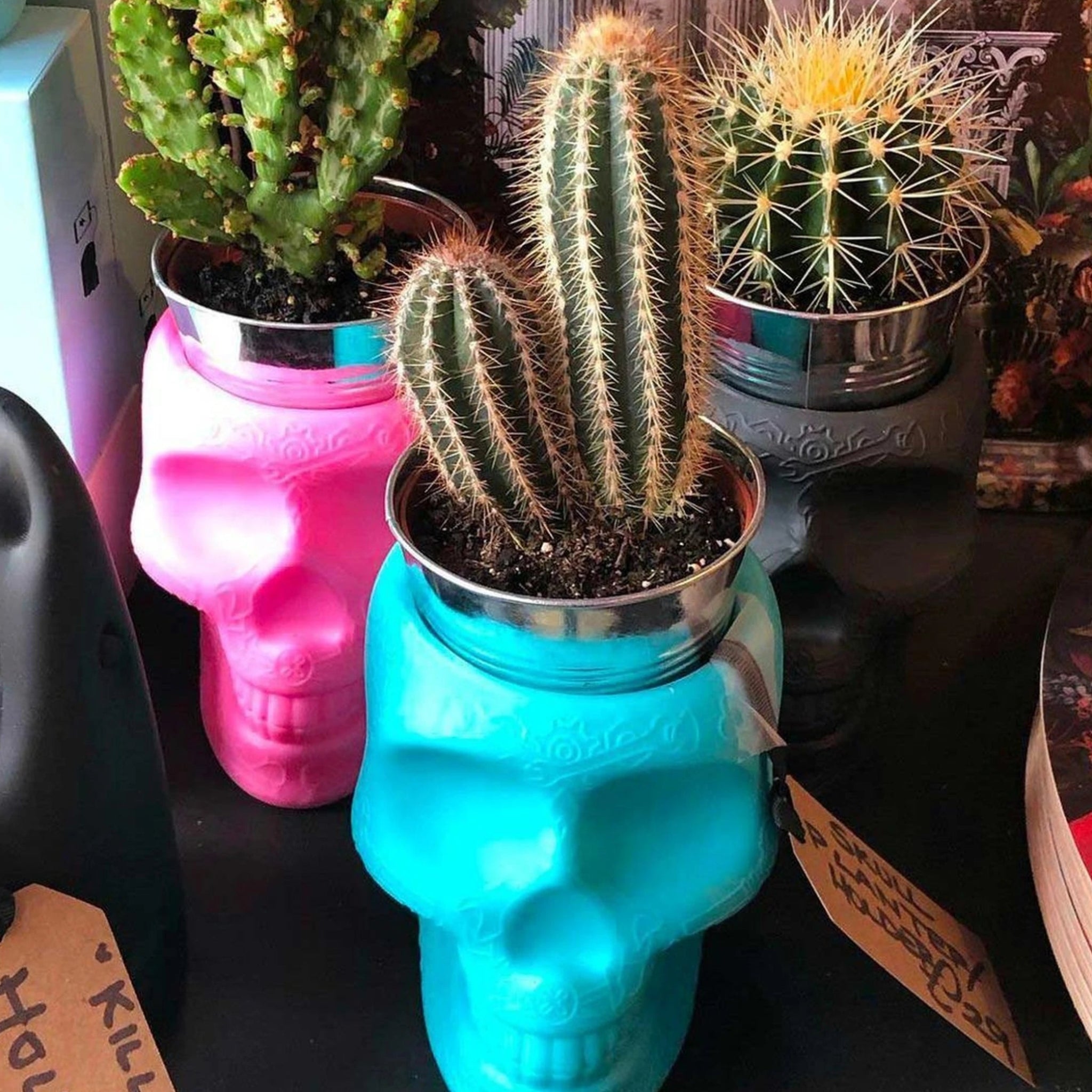 Qeeboo Mexico Planter And Pen Holder Xs, Light Mauve