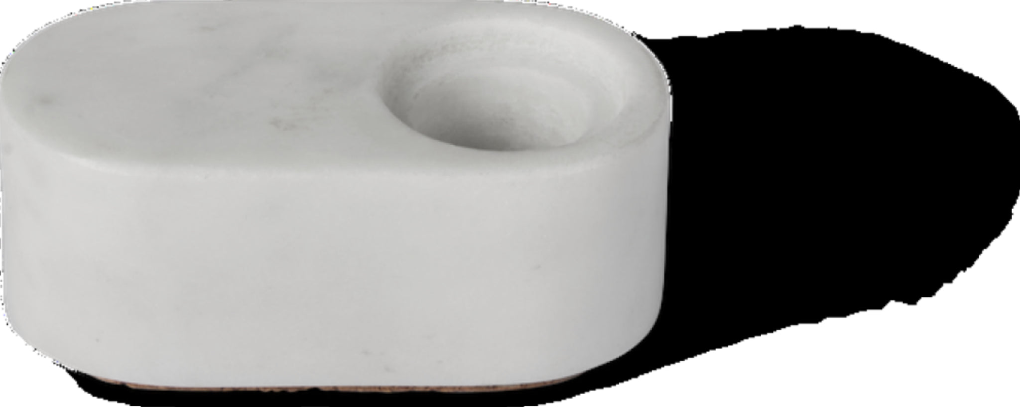 Spring Copenhagen Ovaali Candle Holder, White