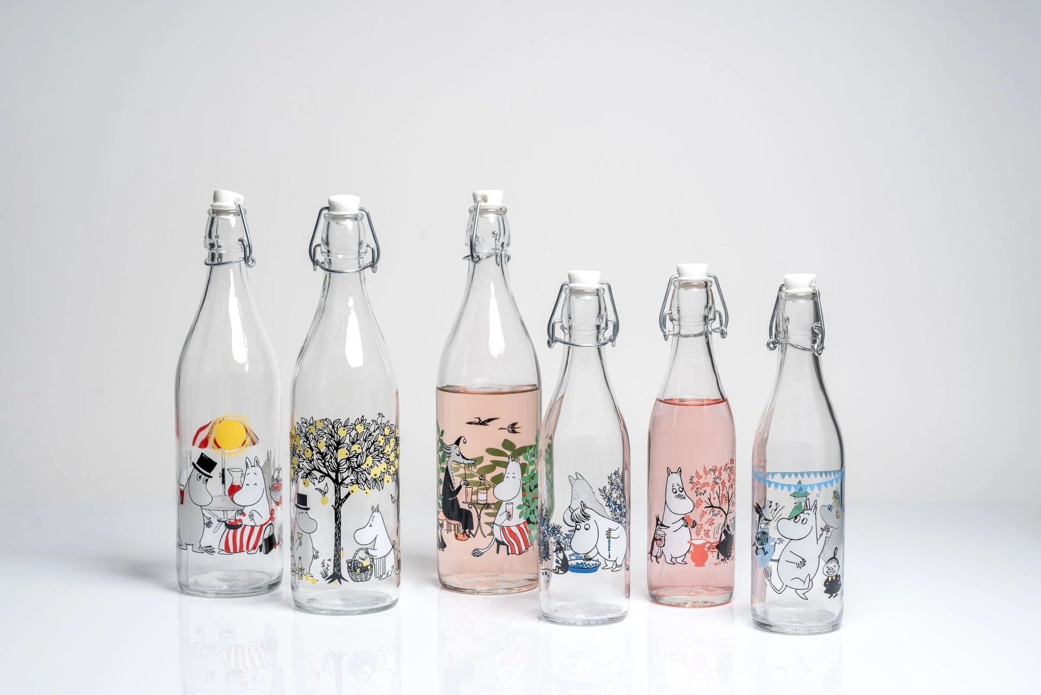 Muurla Moomin Glass Bottle, Berries