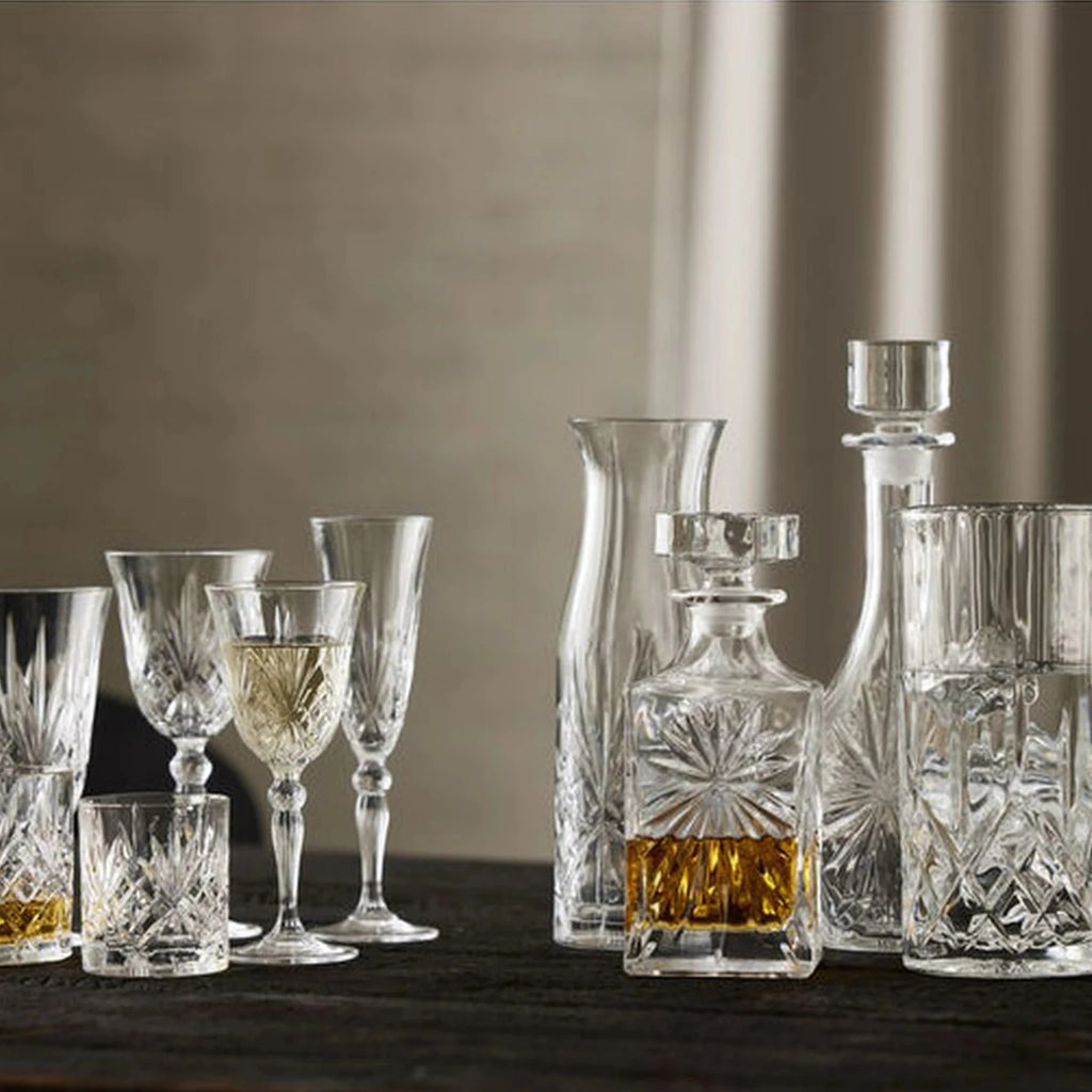 Lyngby Glas Melodia Krystal white wine glass 21 cl, 4 pcs.