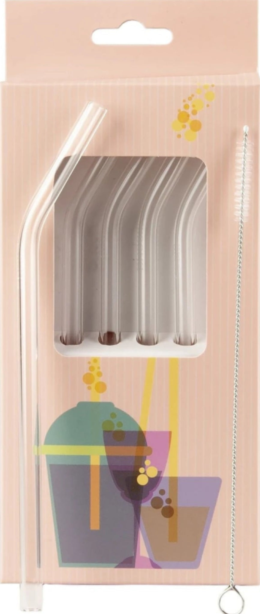 Muurla Glass Straws + Brush