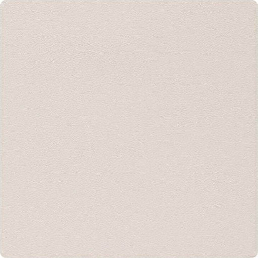 Lind DNA Square Glass Coaster Nupo Leather, Soft Nude