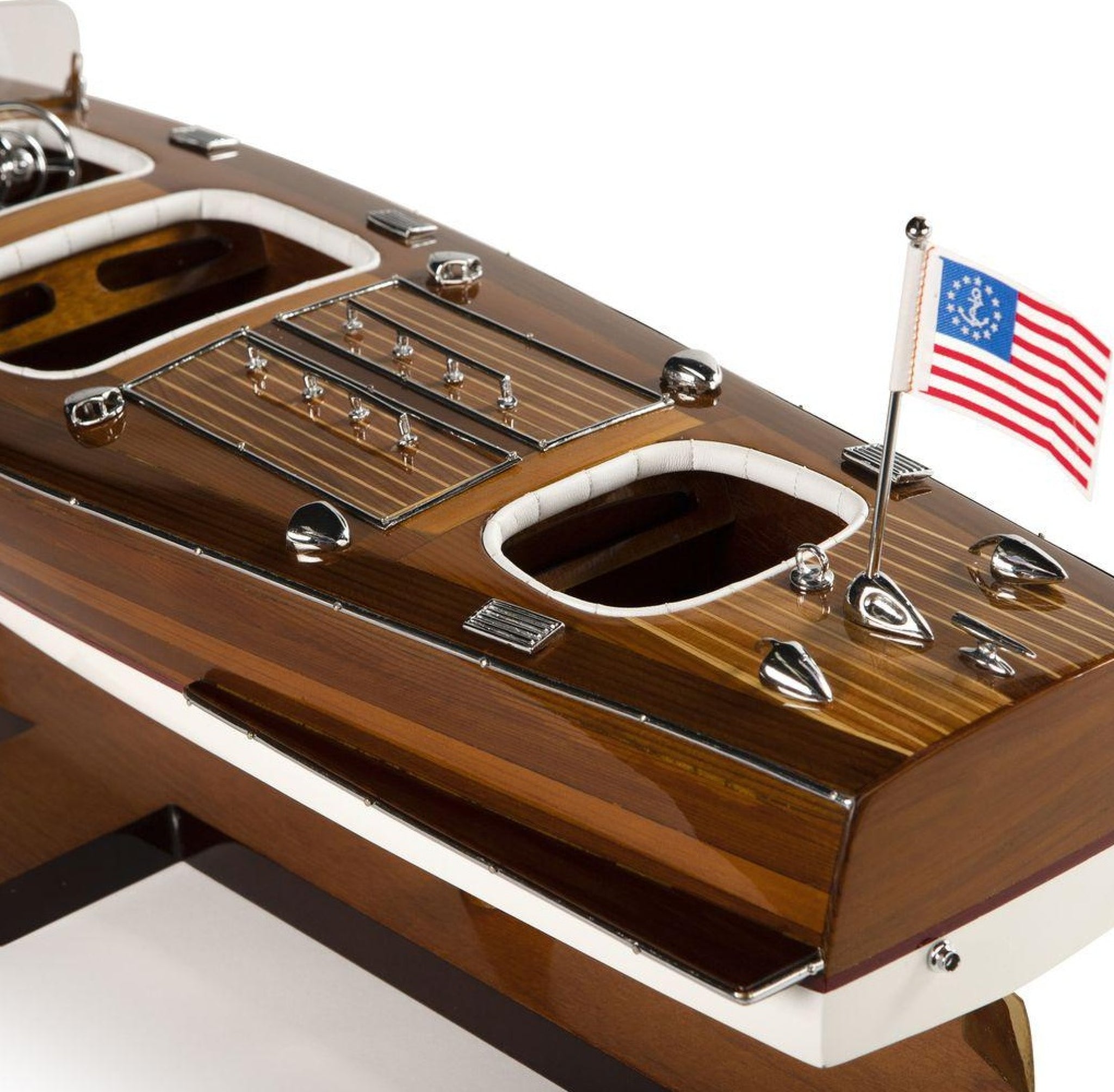 Authentic Models Triple Cockpit Boat Model