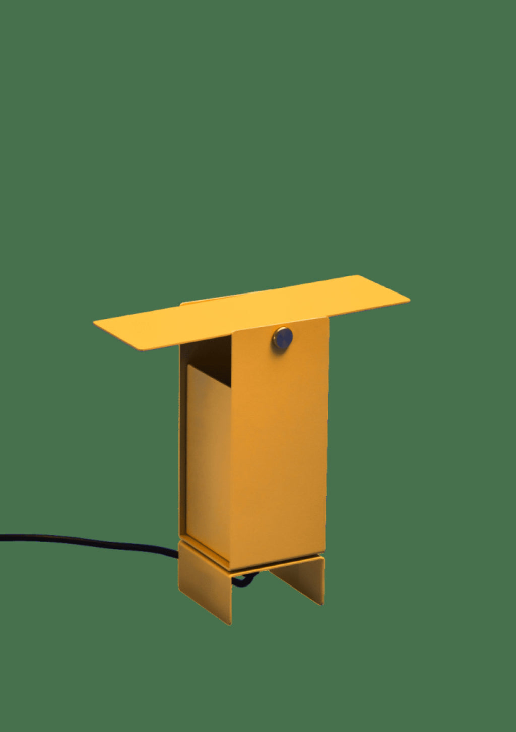 Illuminate Your Space: MOEBE Yellow Pivoting Table Lamp - Danish Design