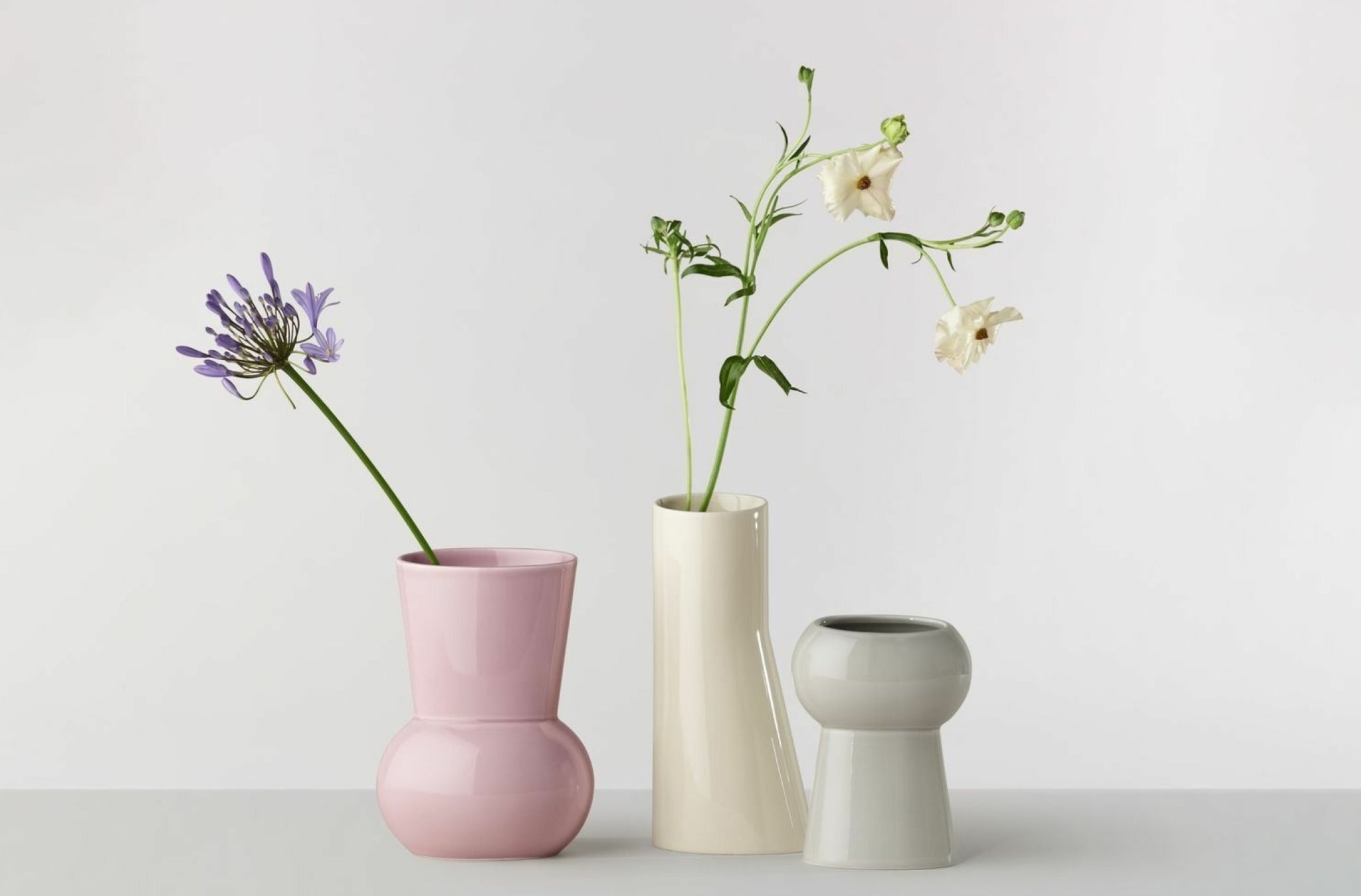 Ro Collection No. 65 Oval Vase, Moon Stone