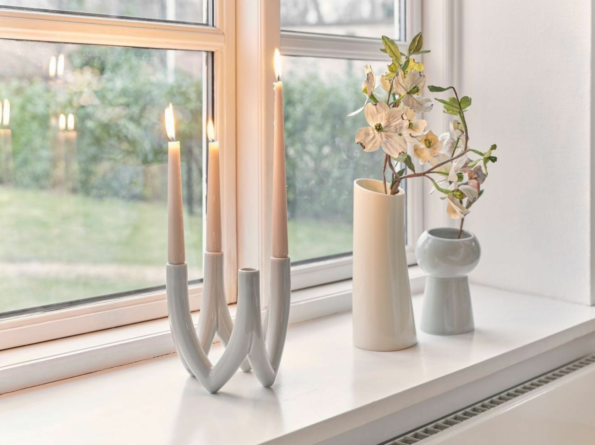 Ro Collection No. 65 Oval Vase, Moon Stone