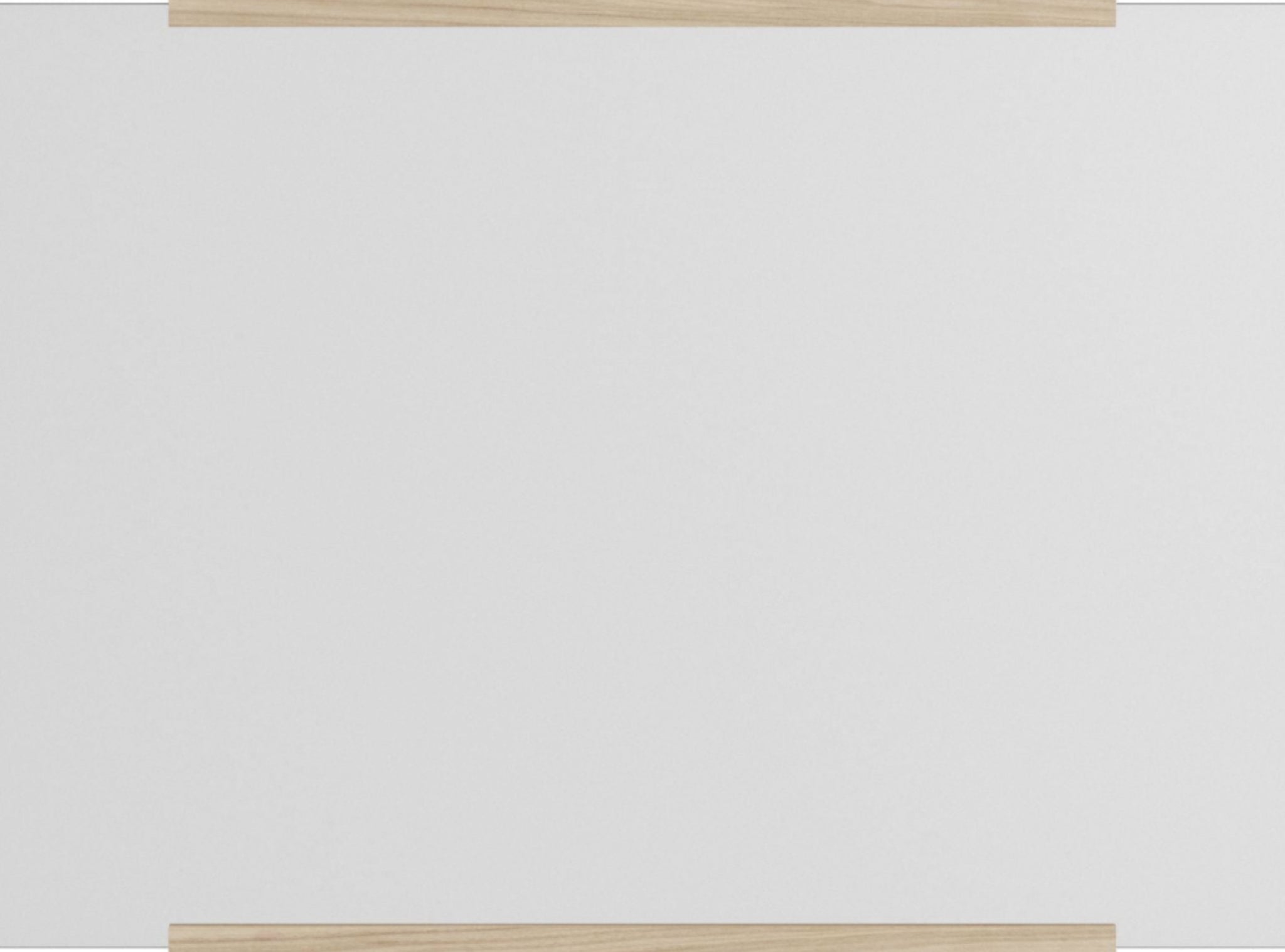 Moebe Rectangular Ash Wall Mirror 43.3x30 cm - Minimalist Nordic Design